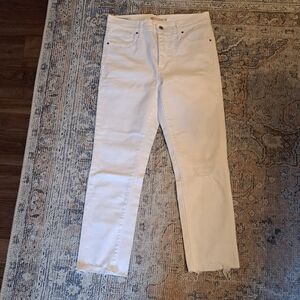 Levi's 724 HR Straight Crop, Arctic White
